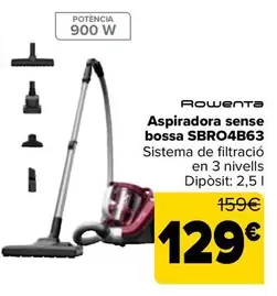 Rowenta - Aspirador Sin Bolsa SBR04B63