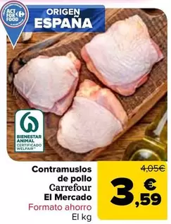 Carrefour El Mercado - Contramuslos  De Pollo