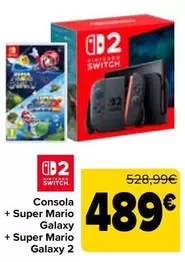 Nintendo SWITCH - Consola + Super Mario Galaxy + Super Mario Galaxy 2