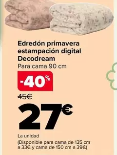 Edredon Primavera Estampacion Digital Decodream