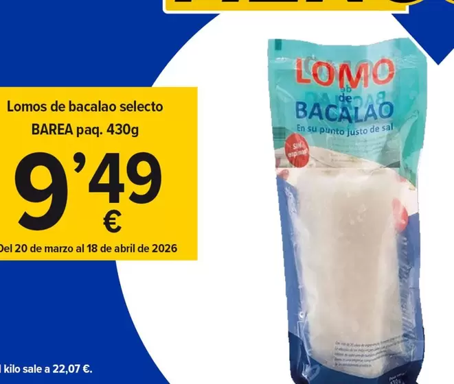 Abril - Lomos De Bacalao Selecto