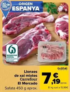Carrefour El Mercado - Chuletas De Cordero Mixtas