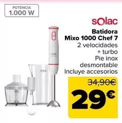 Solac - Batidora Mixo 1000 Chef 7