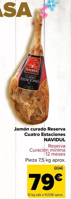 Navidul - Jamon Curado Reserva Cuatro Estaciones 