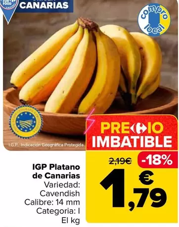 Igp Platano De Canarias