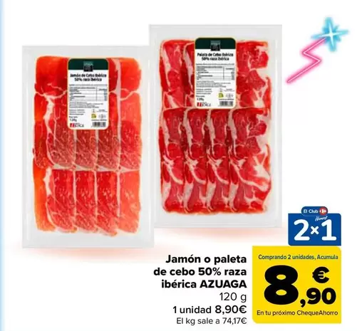 Azuaga - Jamón O Paleta De Cebo 50% Raza Ibérica