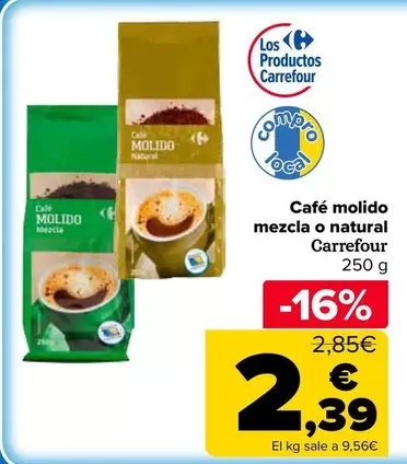 Carrefour - Cafe Molido Mezcla O Natural