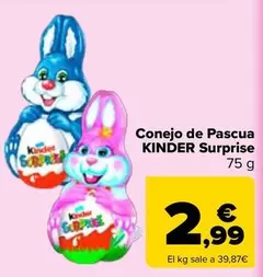 Kinder - Conejo De Pascua Surprise