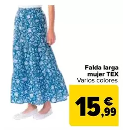 TEX - Falda Larga Mujer