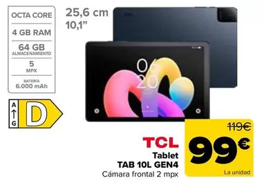TCL - Tablet Tab 10l Gen4