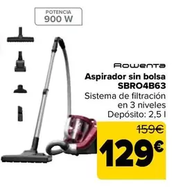 Rowenta - Aspirador Sin Bolsa SBR04B63