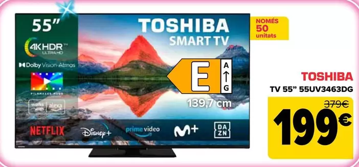 Toshiba - Tv 55" 55UV3463DG