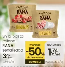 Rana - En La Pasta Rellena Señalizada