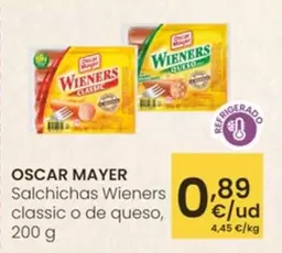 Oscar Mayer - Salchichas Wieners Classic O De Queso