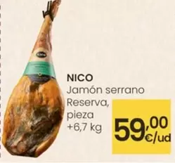 Nico - Jamón Serrano Reserva