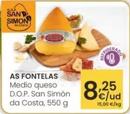 As Fontelas - Medio Queso D.O.P. San Simon Da Costa