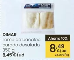 Dimar - Lomo De Bacalao Curado Desalado