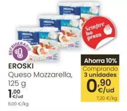 Eroski - Queso Mozzarella