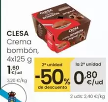 Clesa - Crema Bombon, 4 X 120 G