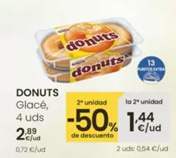 Donuts - Glace, 4 Uds