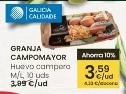 Granja Campomayor - Huevo Campero M/L