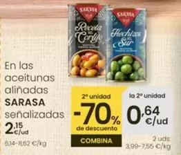 Sarasa - En Las Aceitunas Aliñadas Senalizadas
