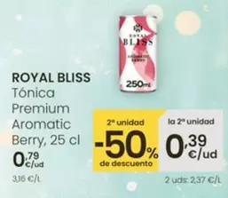 Royal Bliss - Tonica Premium Aromatic Berry