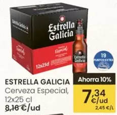 Estrella Galicia - Cerveza Especial, 12 X 25 Cl