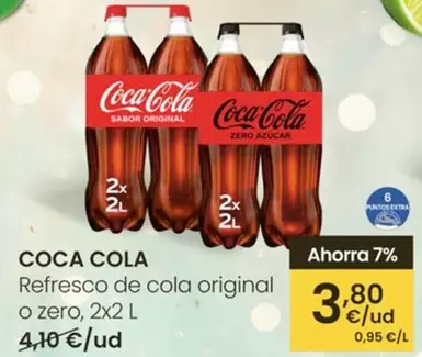 Coca-Cola - Refresco De Cola Original O Zero