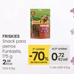 Friskies - Snack Para Perros Funtastix, 175 G