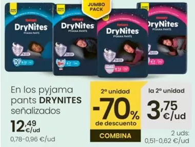 DryNites - En Los Pyjama Pants Senalizados