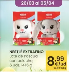 Nestlé - Extrafino Lote De Pascua Con Peluche