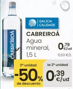 Cabreiroa - Agua Mineral, 1,5 L