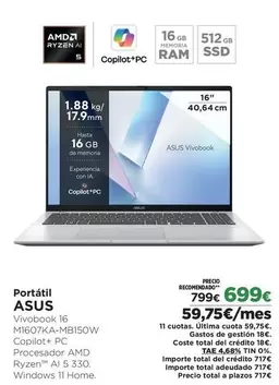 Asus - Portátil