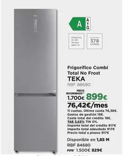 Teka - Frigorífico Combi Total No Frost