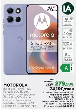 Motorola - Moto G86 Power