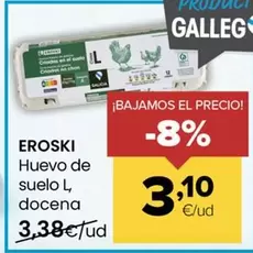Eroski - Huevo De Suelo L, Docena