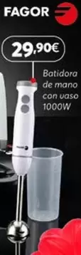 Fagor - Batidora De Mano Con Vaso 1000w