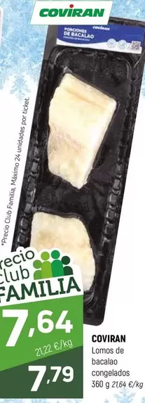 Coviran - Lomos De Bacalao Congelados
