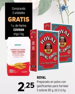 Royal - Preparado En Polvo Con Gasificantes Para Hornear