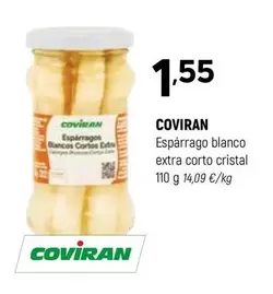 coviran - Esparrago Blanco Extra Corto Cristal