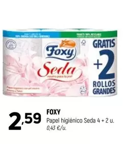 Foxy - Papel Higienico Seda