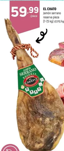 el chato - Jamon Serrano Reserva Pieza