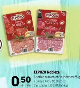 elpozo - Chorizo O Salchichon Lonchas