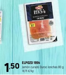 elpozo - Jamon Curado Duroc Lonchas