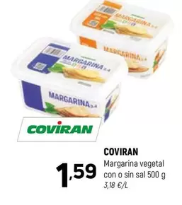 coviran - Margarina Vegetal Con O Sin Sal