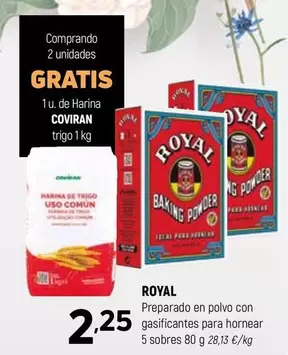 Royal - Preparado En Polvo Con Gasificantes Para Hornear