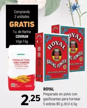 Royal - Preparado En Polvo Con Gasificantes Para Hornear