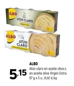 Albo - Atun Claro En Aceite Oliva O En Aceite Oliva Virgen Extra