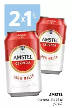 Amstel - Cerveza Lata